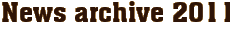 News archive 2011